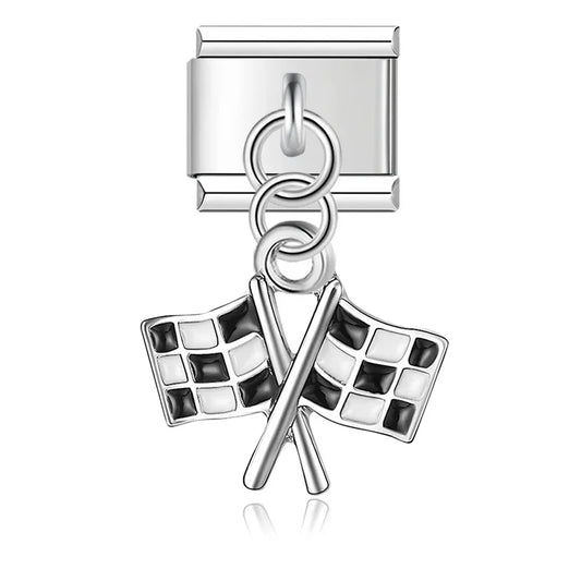 Race Flag Charm